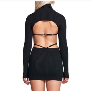 I.AM.GIA Black turtleneck dress